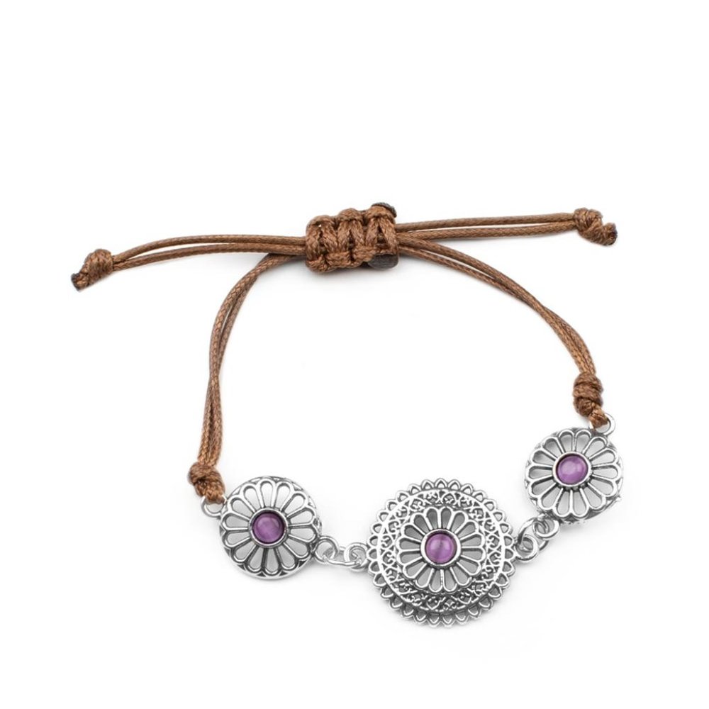 Bohemian Botany - Purple Bracelet